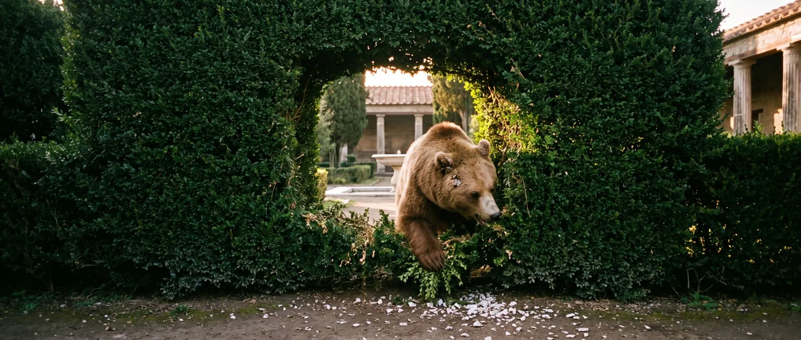 An earlier bear variation in the palace hedge